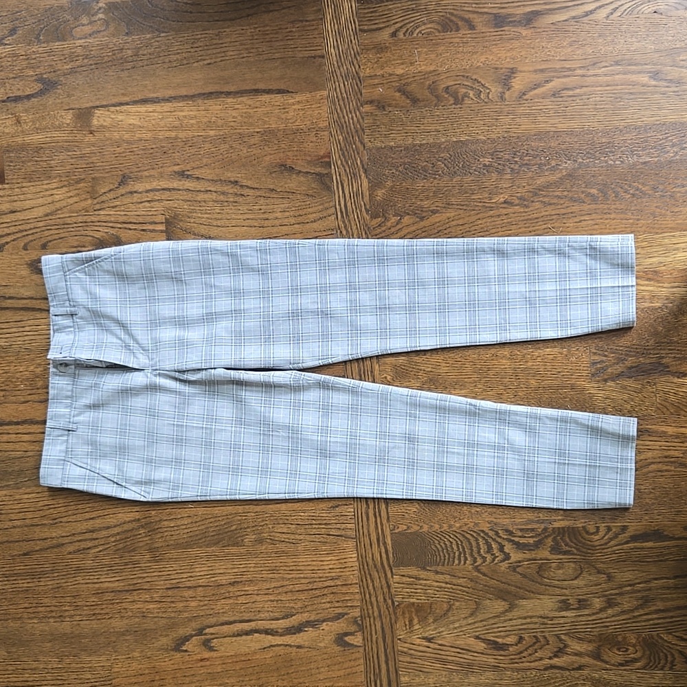 Boys Plaid Dress Pants,  Size 14